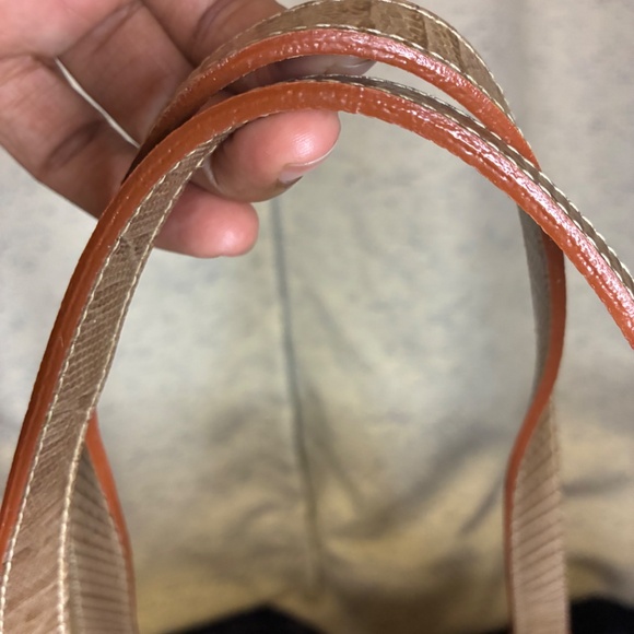 Brahmin Medium Asher Cabana Vineyard Stripe Crocodile Embossed Leather Tote Bag - Picture 15 of 15